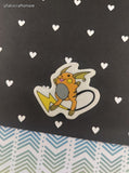 Vintage Pokemon Miniature Character Eraser, Raichu, Clean & Unused