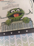 Vintage 1975 Little Golden Book: Oscar's Book Sesame Street Hardcover
