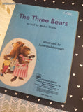 Vintage 1981 Little Golden Book: The Three Bears Hardcover