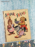 Vintage 1953 1st Printing Little Golden Book: Animal Friends Hardcover