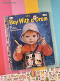 Vintage 1969 Little Golden Book: The Boy With a Drum Hardcover