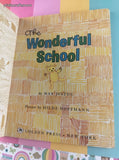Vintage 1969 1st Printing Little Golden Book: The Wonderful School Hardcover