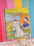 Vintage 1986 Little Golden Book: Donald Duck and the Big Dog Hardcover