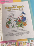 Vintage 1986 Little Golden Book: Donald Duck and the Big Dog Hardcover