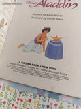 Vintage 1993 Little Golden Book: Walt Disney's Aladdin Hardcover