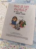 Vintage 1993 Little Golden Book: This is My Family Mercer Mayer Hardcover