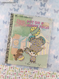 Vintage 1993 Little Golden Book: Precious Moments Put On a Happy Face! Hardcover