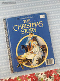 Vintage 1980 Little Golden Book: The Christmas Story Hardcover