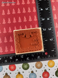 Vintage 1998 Stampin' Up! Christmas Gift Labels Set/2 Wooden Block/Rubber Stamps