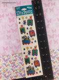 Vintage Frances Meyer FMI ABC Train Stickers, 2 Sheets New & Sealed