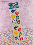 Vintage Frances Meyer FMI Sports Stickers, 2 Sheets New & Sealed