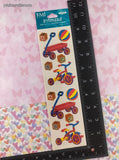 Vintage Frances Meyer FMI Toddler Toys Stickers, 2 Sheets New & Sealed