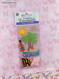 Sandylion Essentials Carribbean Vacation 3-Dimensional Sticker Pack, New/Sealed