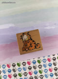 Vintage Rubber Stampede A301-C Garfield and Pooky Wooden Block/Rubber Stamp