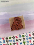 Vintage Rubber Stampede A301-C Garfield and Pooky Wooden Block/Rubber Stamp