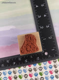 Vintage Rubber Stampede A301-C Garfield and Pooky Wooden Block/Rubber Stamp