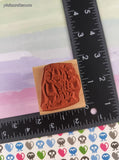 Vintage Rubber Stampede A296-C Garfield Monday Morning Wooden Block/Rubber Stamp
