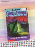 Vintage 1990's R.L. Stine Goosebumps #9, Welcome to Camp Nightmare Softcover