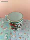 Vintage Christmas Woodland Critters Teddy Bear Mug, Like New