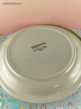 Vintage MCM Meadowbrook Stoneware Orange Tulips JAPAN Dinner Plates Set/2, 10.75"