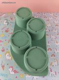 Suvie Limited Edition Pastel Green Weighted Egg Tray, Nice & Clean, LIKE NEW