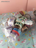 HUGE Lot Hundreds 100's of Rolls of Washi Tape Unused + Minimally Used w/Storage Containers