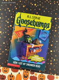 Vintage 1996 1st Scholastic Printing R.L. Stine Goosebumps #39, How I Got My Shrunken Head Softcover
