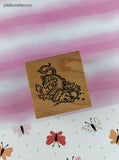 Vintage 1997 Ann-ticipations Cute Lil' Mouse "Trip" F-9138 Wooden Block/Rubber Stamp CLEAN