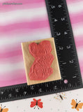 Vintage 2004 Ann-ticipations Cute Lil' Mouse "Travel Time" 9684-G Wooden Block/Rubber Stamp CLEAN