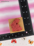 Vintage 1996 Ann-ticipations Cute Lil' Mouse "Mad Mouse" F-1173 Wooden Block/Rubber Stamp CLEAN
