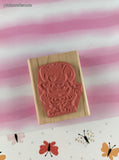 Vintage 2004 Ann-ticipations Cute Lil' Mouse "Pool Time" 9490-G Wooden Block/Rubber Stamp CLEAN