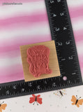 Vintage 1997 Ann-ticipations Cute Lil' Mouse "Angel Mouse" Wooden Block/Rubber Stamp CLEAN