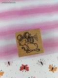 Vintage 2001 Ann-ticipations Cute Lil' Mouse "Perfume Mouse" 9614-F Wooden Block/Rubber Stamp