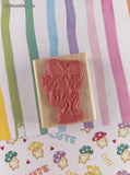 Vintage 2003 Ann-ticipations Cute Lil' Mouse "Barefoot Dancing" 1596-G Wooden Block/Rubber Stamp CLEAN