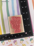 Vintage 2003 Ann-ticipations Cute Lil' Mouse "Barefoot Dancing" 1596-G Wooden Block/Rubber Stamp CLEAN