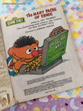Vintage 1980 2nd Printing Little Golden Book: Sesame Street, The Many Faces of Ernie Hardcover