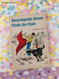 Vintage 1969 3rd Printing Encyclopedia Brown Finds the Clues TX995 Scholastic Book Services Softcover