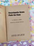 Vintage 1969 3rd Printing Encyclopedia Brown Finds the Clues TX995 Scholastic Book Services Softcover