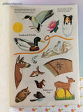 Vintage 1966 Lassie Sticker Fun Whitman Oversized Softcover, Unused