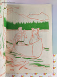 Vintage 1966 Lassie Sticker Fun Whitman Oversized Softcover, Unused