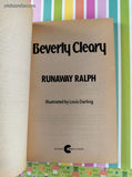 Vintage 1990's Runaway Ralph by Beverly Cleary Avon Camelot Softcover
