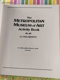Vintage 1983 The Metropolitan Museum of Art Activity Book Oversized Softcover CLEAN & Unused