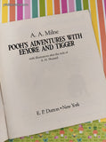 Vintage 1986 1st Printing Pooh's Adventures with Eeyore and Tigger Sticker Book Softcover