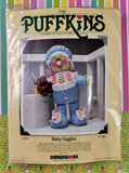 Vintage 1983 Dimensions Puffkins Family of Collectible Dolls Baby Giggles Sewing Kit NEW & Sealed