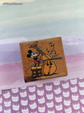Vintage Rubber Stampede 408/E Disney's Musical Mickey Mouse Wooden Block/Rubber Stamp