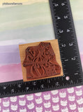 Vintage Rubber Stampede 408/E Disney's Musical Mickey Mouse Wooden Block/Rubber Stamp
