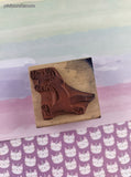 Vintage 1991 Rubber Stampede Looney Tunes #022-E Bad Ole Puddy Tat Wooden Block/Rubber Stamp