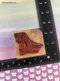 Vintage 1991 Rubber Stampede Looney Tunes #022-E Bad Ole Puddy Tat Wooden Block/Rubber Stamp