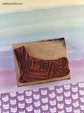 Vintage 1992 Rubber Stampede Looney Tunes #033-F That Rascally Rabbit Wooden Block/Rubber Stamp