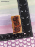 Vintage Rubber Stampede 393-C Disney's Shy Minnie Mouse Wooden Block/Rubber Stamp